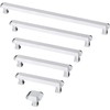 Franklin Brass Polished Chrome Napier Pull, Cabinet Handles and Drawer