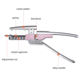 Second Generation of 6D Hair Extension Machine GT Purple Version,Quick-operated Non-marking Hair Extension Tool, More Natural and Faster,Five Bunches in a Row