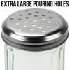 1 Pack of 12oz. Spice & Cheese Shaker|Glass Jar, Metal