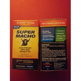 Super Macho 2 PACK HIGH POTENCY SUPER MACHO ENERGY TABLETS 50CT