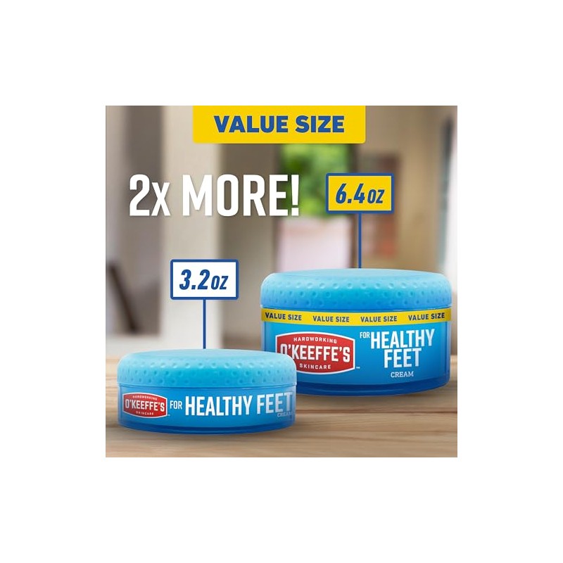 O'Keeffe's 105268 Value - Tarro de crema de pie