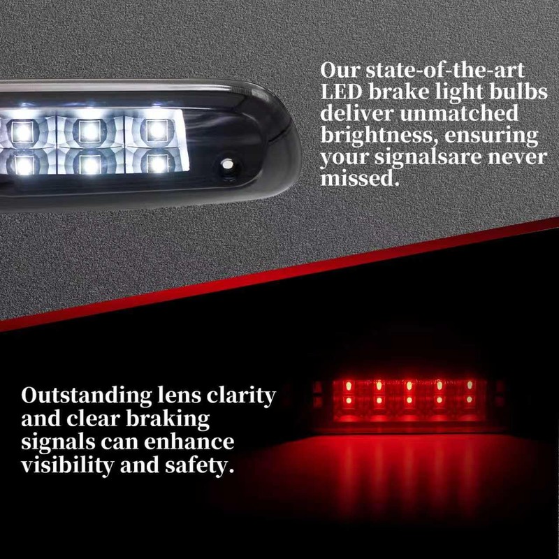 DimFlux LED 3rd Brake Light, High Mount Stop Light, Third