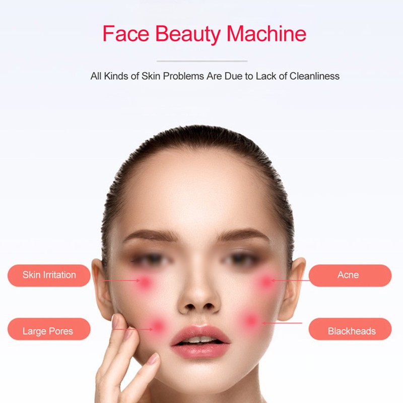 Protable USB Hot&Cold Rejuvenation Instrument Face Beauty Machine Beauty Massager