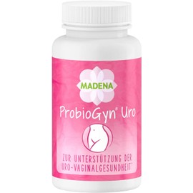 MADENA ProbioGyn Uro – Bifidobacteria & Lactic Acid Bacteria for Vaginal Health – Enriched with Cranberry, Buchu, Goldrod, Nasturtium, Horseradish & Biotin