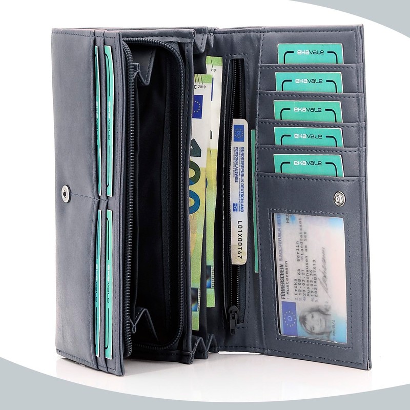 ekavale Wallet 1109, gray, Classic