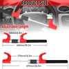 Afurkuot Car Steering Wheel Lock Car Lock Adjustable Length Safety