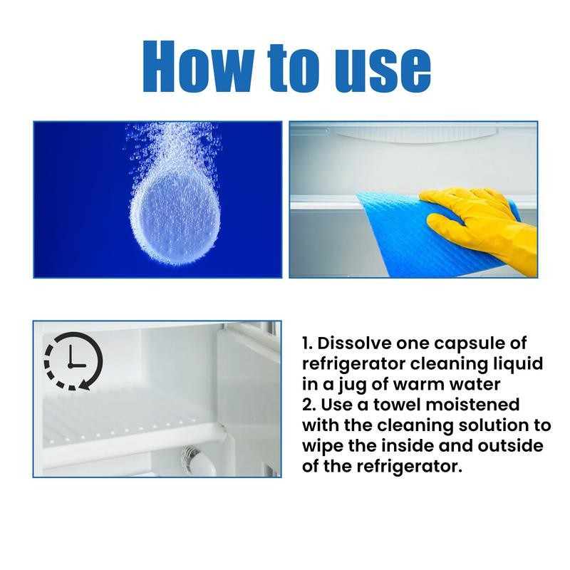 Jakehoe Refrigerator Cleaning Sheet Refrigerator Microwave Oven To Remove Oil