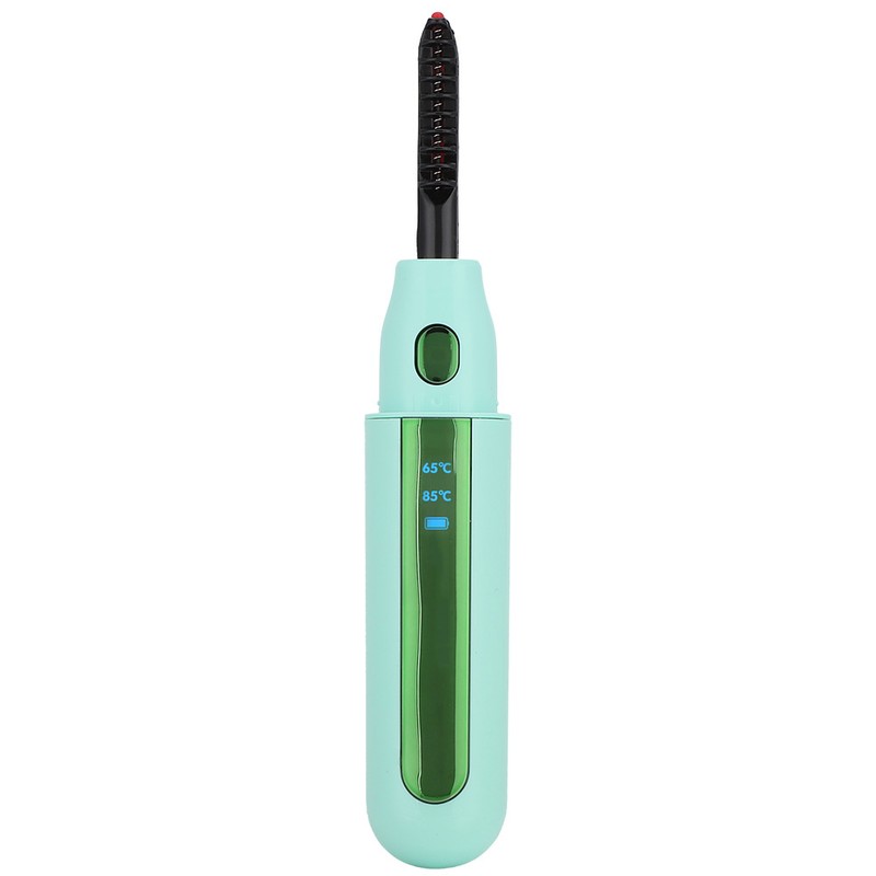 Electric Eyelash Curler LongLasting Heated Curler Natural Eyelash Perming Tool(Green