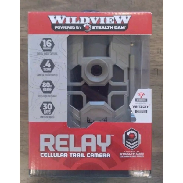 Stealth Cam Wildview Relay Cellular Trail Camera (Verizon) STC-WVVRZ