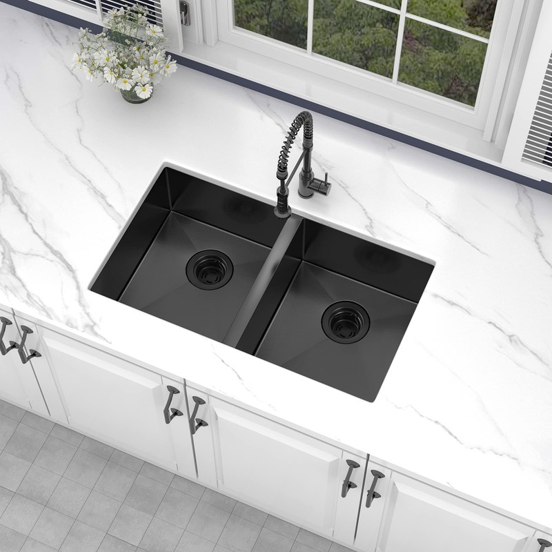 LQS Extended Sink Flange with Deep Basket Strainer, Deep Garbage