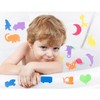 AYNKH 30 Pcs Foam Bath Animals And Vehicles And Graphics