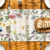 RABUSOFA Lavender Daisy Floral Summer Table Runner,Seasonal Spring Kitchen Dining