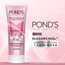 POND'S Limpiador Facial en Espuma Bright Miracle con Niasorcinol Anti-manchas, 100g