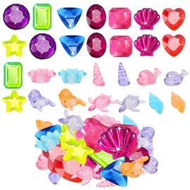 AHEJIOO 28 Stück Dive Gem, Pool Spielzeug, Tauch Edelsteine Tauchspielzeug, Sommer Schwimm Tauch Spielzeug für Kinder, Tauchspielzeug Kinder Unterwasser Edelstein Schwimmen Training Wasserspielzeug