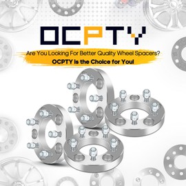 OCPTY 1 inch 5x5 to 5x4.5 Wheel Spacer adapters 5x127mm to 5x114.3mm Wheel Spacers fit for 2008-2014 Grand Caravan,for Journey 2009-2011 25mm Studs 12x1.5 Hub Bore 87.1mm Wheel Spacers 4PCS