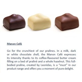 Leonidas 1lb Ballotin Manon Café Trio
