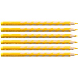 Colouring Pencil - STABILO EASYcolors - Left Handed - Box of 6 - Yellow