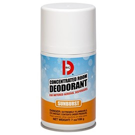 Big D 464 Concentrated Room Deodorant for Metered Aerosol Dispensers, Sunburst Fragrance, 7 oz (Pack of 12) - Air freshener ideal for restrooms, offices, schools, restaurants, hotels, stores