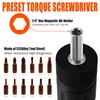 coobeast 13Pcs Preset 1/4” Drive Torque Screwdriver with S2 Bits