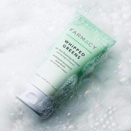 Farmacy Whipped Greens Face Wash - Oil Free Foaming Facial Cleanser for Combination and Oily Skin (150ml)