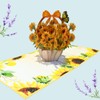 Three Dee Cards - Vibrant Sunflower Basket 3D Pop Up