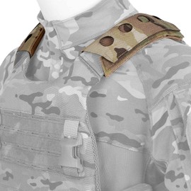 PETAC GEAR Tactical Vest Shoulder Pads 2PCS Lightweight Cushion Strap Pads with foam and spacer mesh, Mc