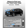 EVOOOR 218 Attitude/Midnight Black Metallic Touch Up Paint Compatible with
