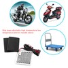 Moofey 12v Heated Motorcycle Grips, Handlebar Pad Fits Universal Grip