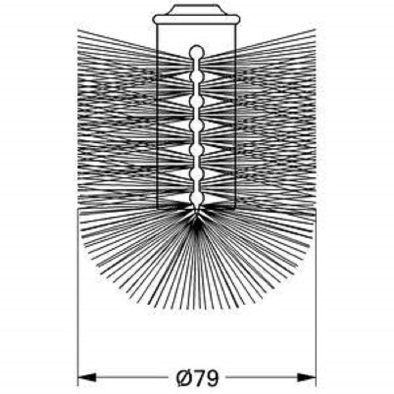 GROHE Ersatzbürstenkopf (Original Ersatzteil, Langlebig, Robust, Herstellergarantie: 5 Jahre), 40177000