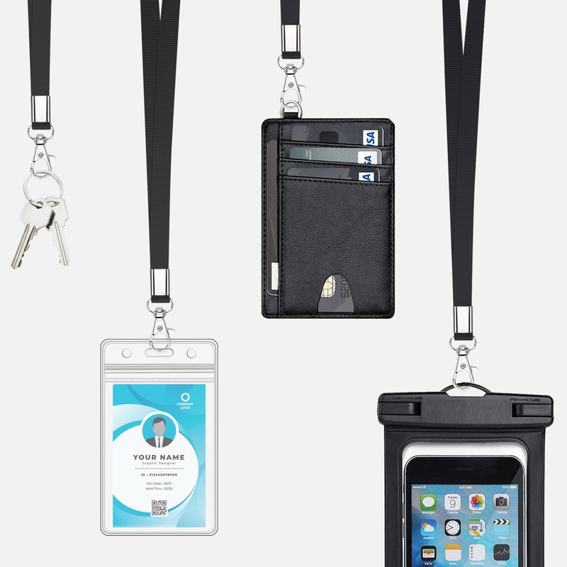 Cruise Lanyard for Ship Cards, 12 Pack, Lanyards with ID