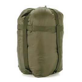 Snugpak Compression Sack WGTE - Durable Nylon Compression Stuff Sack for Camping and Trekking – Travel Bag with 4 Straps & Drawcord System for Sleeping Bags, Clothes – Reduces 30-50% Bulk - Olive (S)