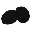 jojofuny 1 Pair Oval Iron Elbow Patches for Clothes Repair
