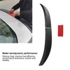 3pcs Rear Trunk Spoiler Kit ABS Adjustable Wearproof Heat Resistant