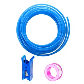 HAXIHA Pneumatic Hose Blue 4 mm OD 2.5 mm ID Polyurethane PU Air Hose Pipe Set, Compressed Air Hose, 20 Metre PU Hose is Suitable for Pneumatic Devices and Air Compressor