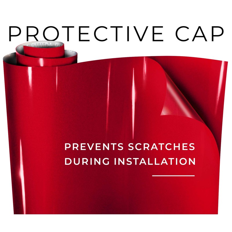 VViViD+ Ultra Gloss Metallic Candy Red Vinyl Car Wrap Premium