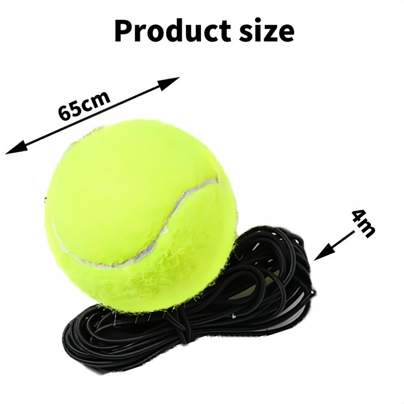 Wzenclave 4pcs Tennis Trainer Set with Elastic String Includes 4