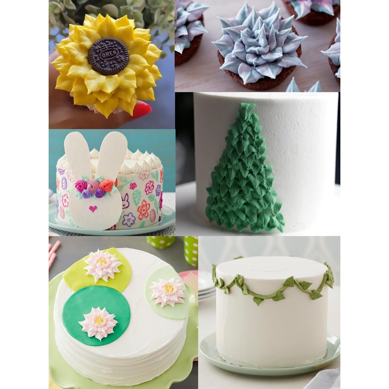 Leaf Piping Tip #352, 3-Piece Set – Create Stunning Leaves