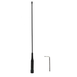Bottom Anti Collision Spring Soft UV Dual Frequency 144/430MHz Car Gain Antenna