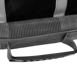 Hound Dog Saddle Backpack, Wear Well Adjustable Dog Saddle Bag Nylon Material Breathable Waterproof for Medium Dogs for Large Dogs for Small Dogs(Black, L)