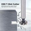 Woodruff Key Seat Cutter HSS Straight Shank TSlot Milling Cutter