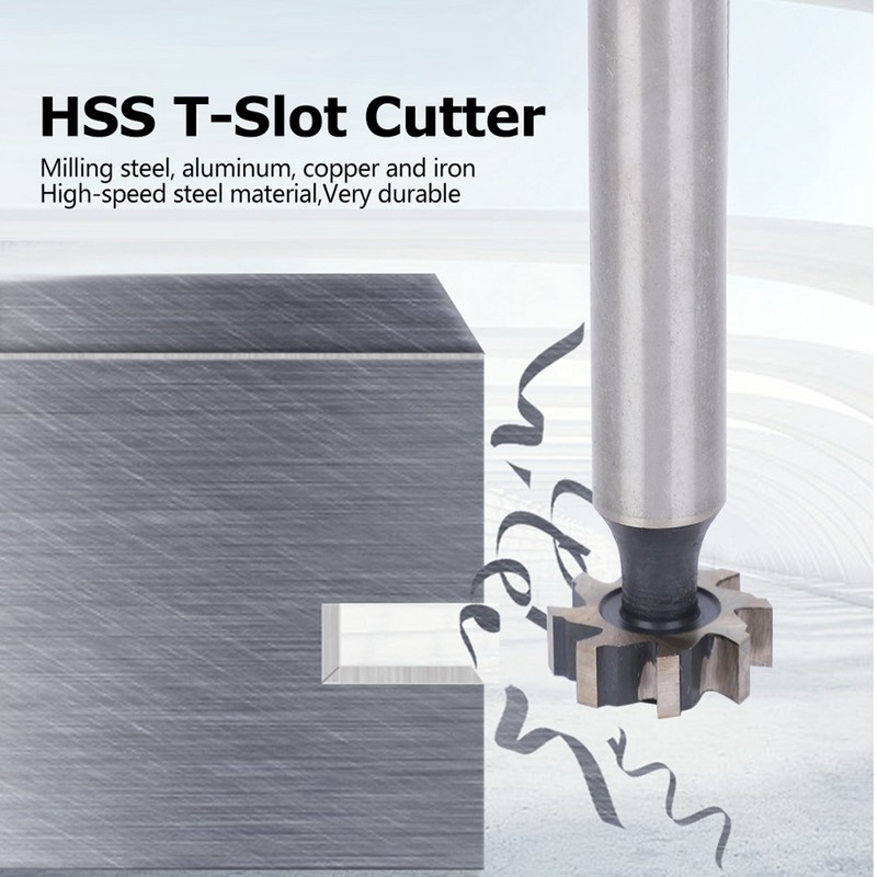 Woodruff Key Seat Cutter HSS Straight Shank TSlot Milling Cutter