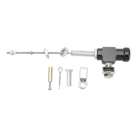 Motorcycle Clutch Brake Pump Smooth Operation Aluminium Alloy Clutch Master Cylinder Rod for Pit Dirt Bike ATV Quad Black