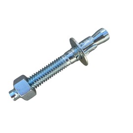 Sandbaggy 3/8" x 3" Concrete Wedge Anchors Bolts - Hex Head (Galvanized) - Masonry, Concrete (10, 3/8" x 3")