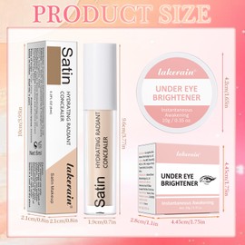 Under Eye Brightener + Liquid Concealer, Concealer Dark Circles, Cover Up Dark Circles, Concealer Face, Under Eye Concealer, Face Concealer, Nourishing, Moisturising, Oil Control