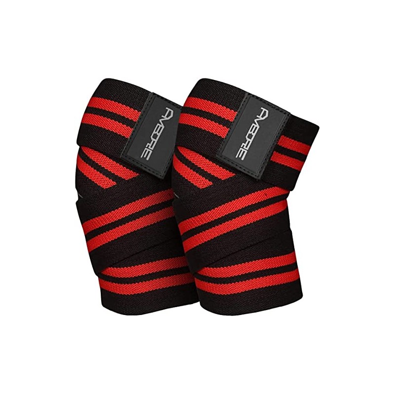 Ambore Knee Wraps Weight Lifting Bandage Straps Guard Pads Powerlifting