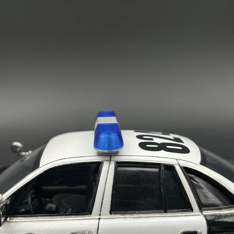 LED-Compatible Lightbar 1/24 1/25 Blue Whelen 80H 90H 8000 Lightbar