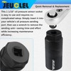 JEUCLEL Oil Pressure Sensor Switch Socket, Special Size 1-1/16 Inch,