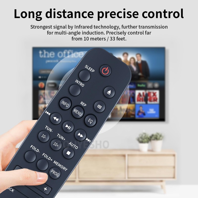 GOUYESHO Remote Control 759551882400 for Grundig Micro Stereo System CMS