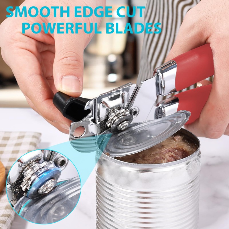 Lychico Can Opener, 3 in 1 Can Opener, Handy Heavy