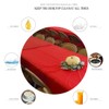 6 Packs 137x274cm Red Plastic Table Cloth,Large Red Party Disposable